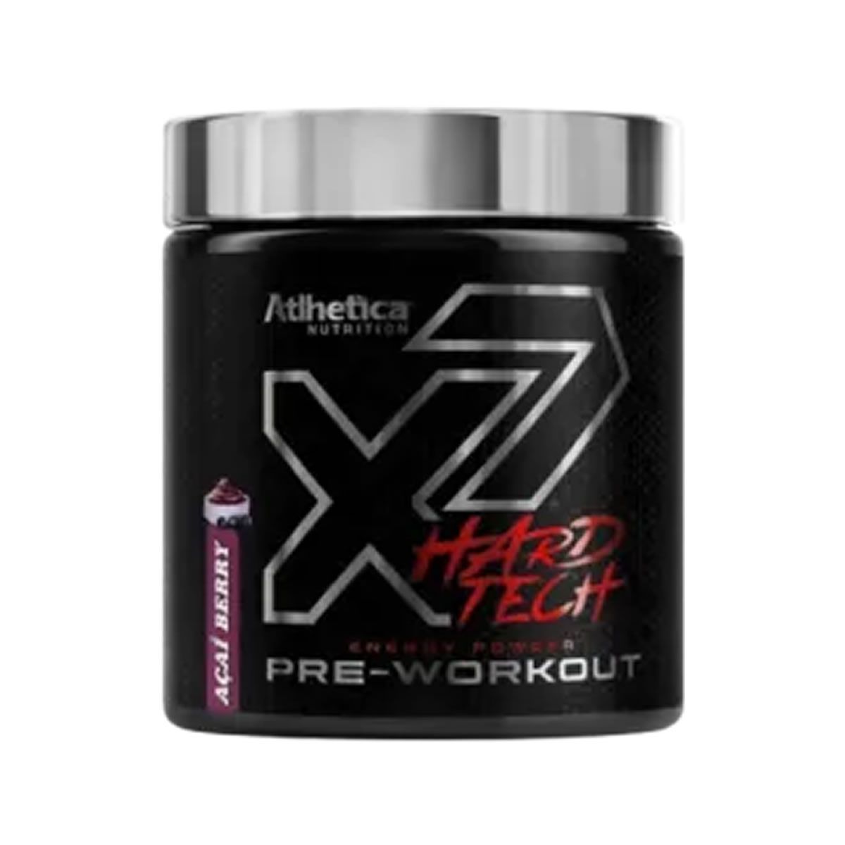 Pr�-treino X7 Hard Tech - 200g A�a� Berry - Atlhetica Nutrition