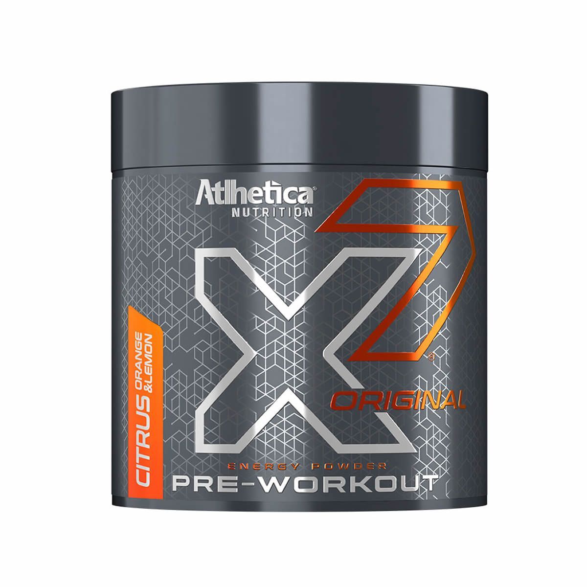 Pr�-treino X7 Original - 300g Citrus Orange e Lemon - Athletica Nutrition