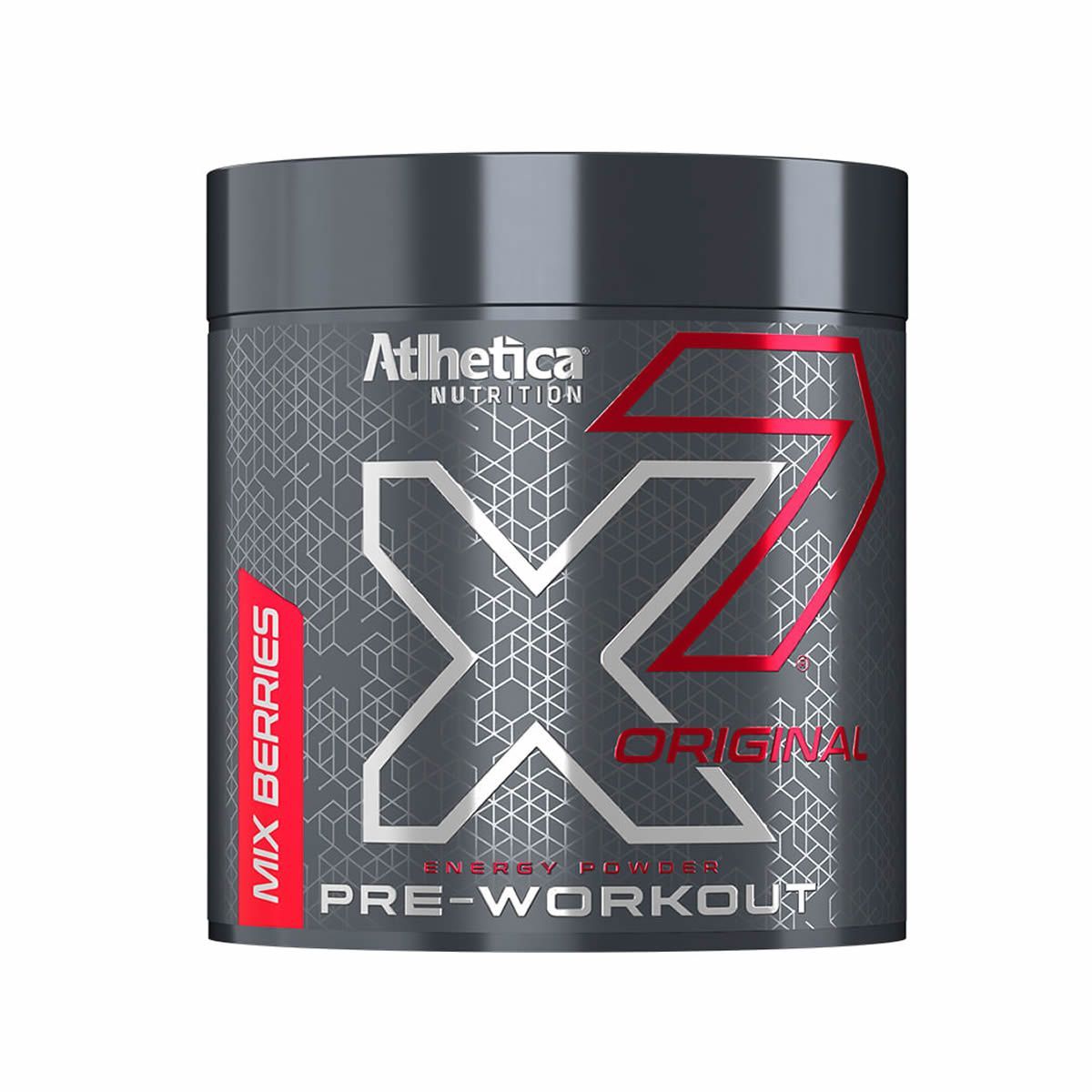 Pr�-treino X7 Original - 300g Mix Berries Frutas Vermelhas - Athletica Nutrition