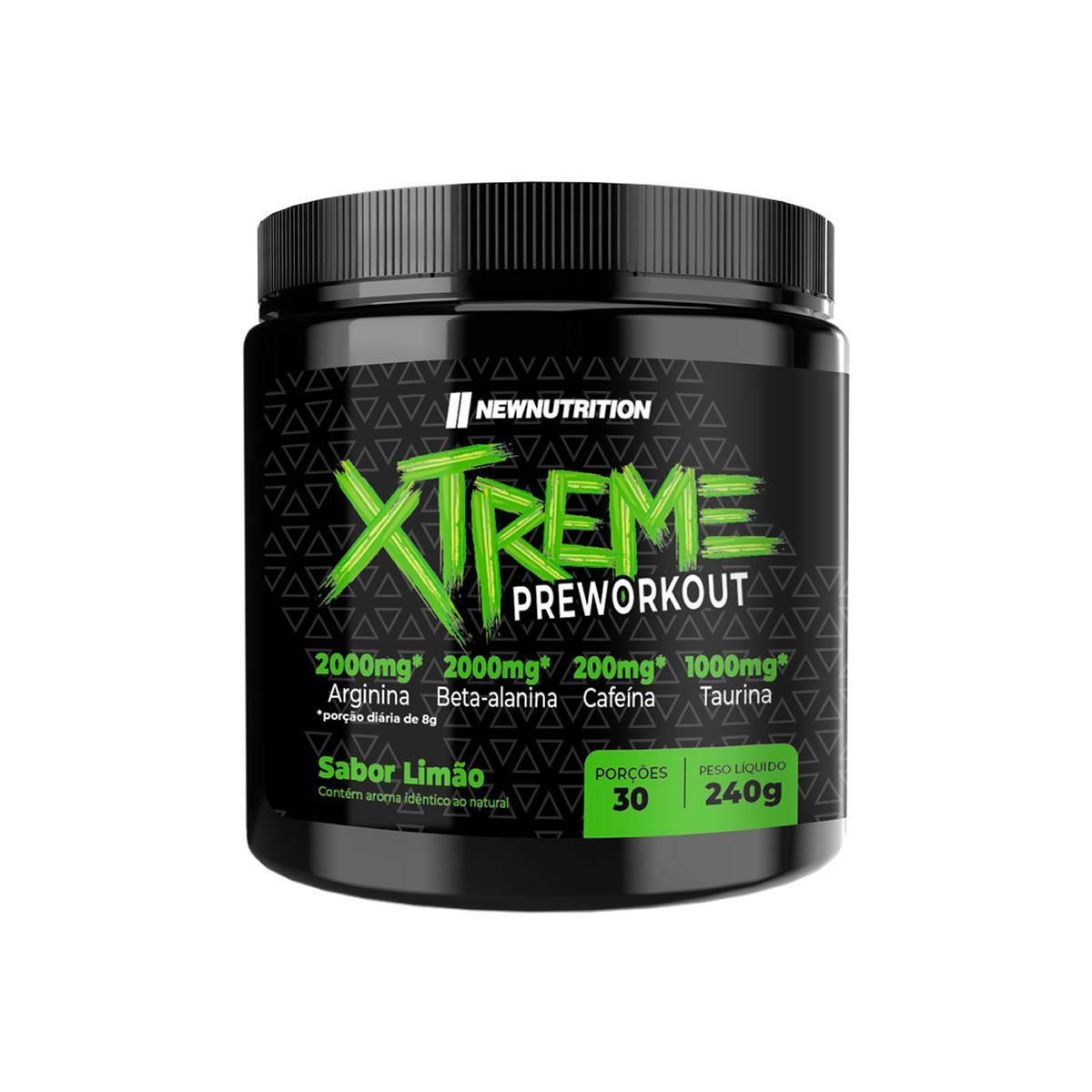 Pr�-treino Xtreme - 240g  Lim�o - NewNutrition