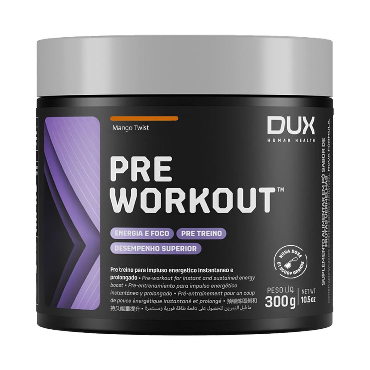 Pre Workout - 300g Mango Twist - Dux Nutrition
