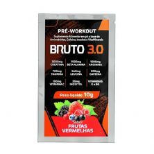 Pre Workout Bruto 3.0 - 1 Sach� 10g Frutas Vermelhas - Sudract Nutrition