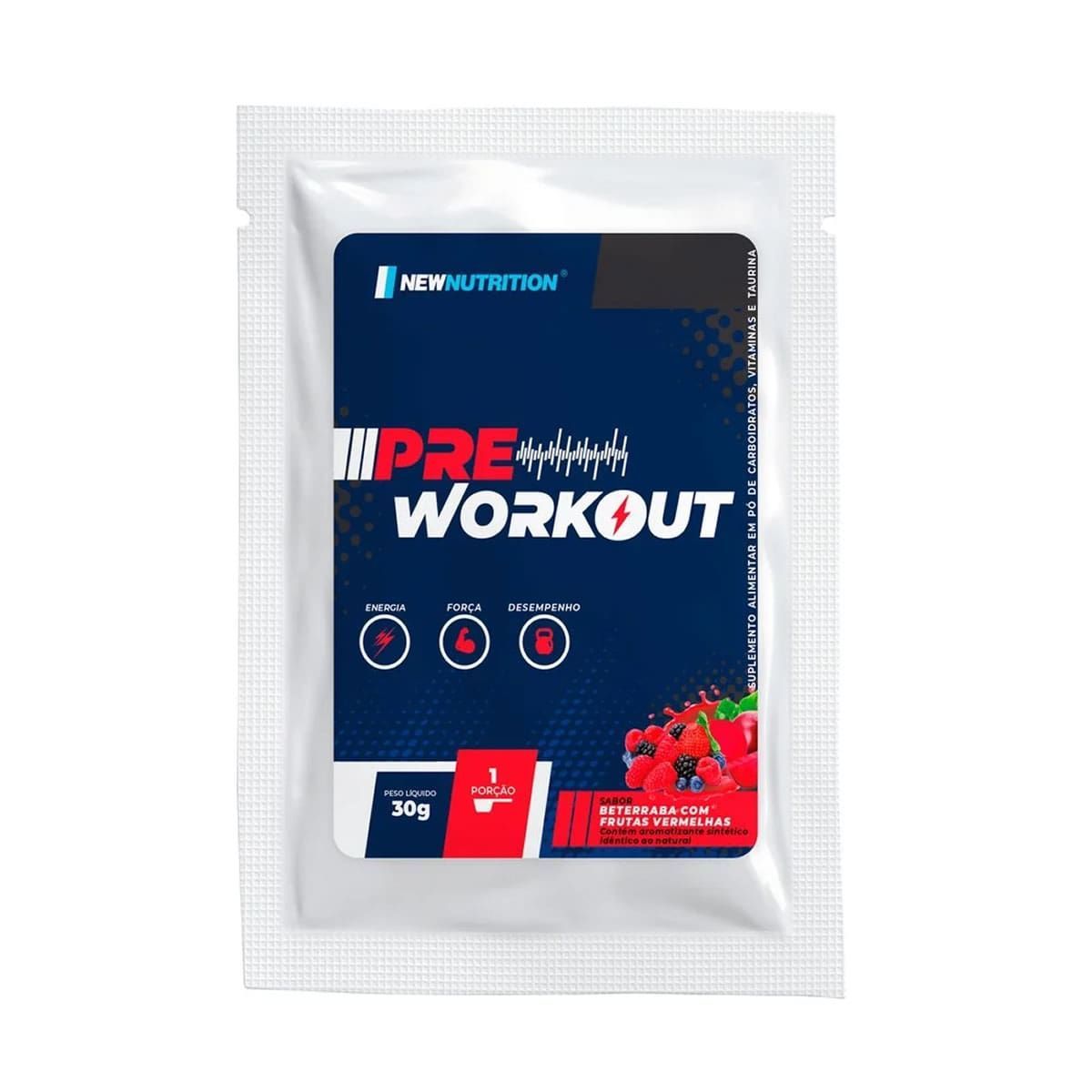 Pre Workout Endurance Series - 1 Sach� 30g Beterraba com Frutas Vermelhas - NewNutrition