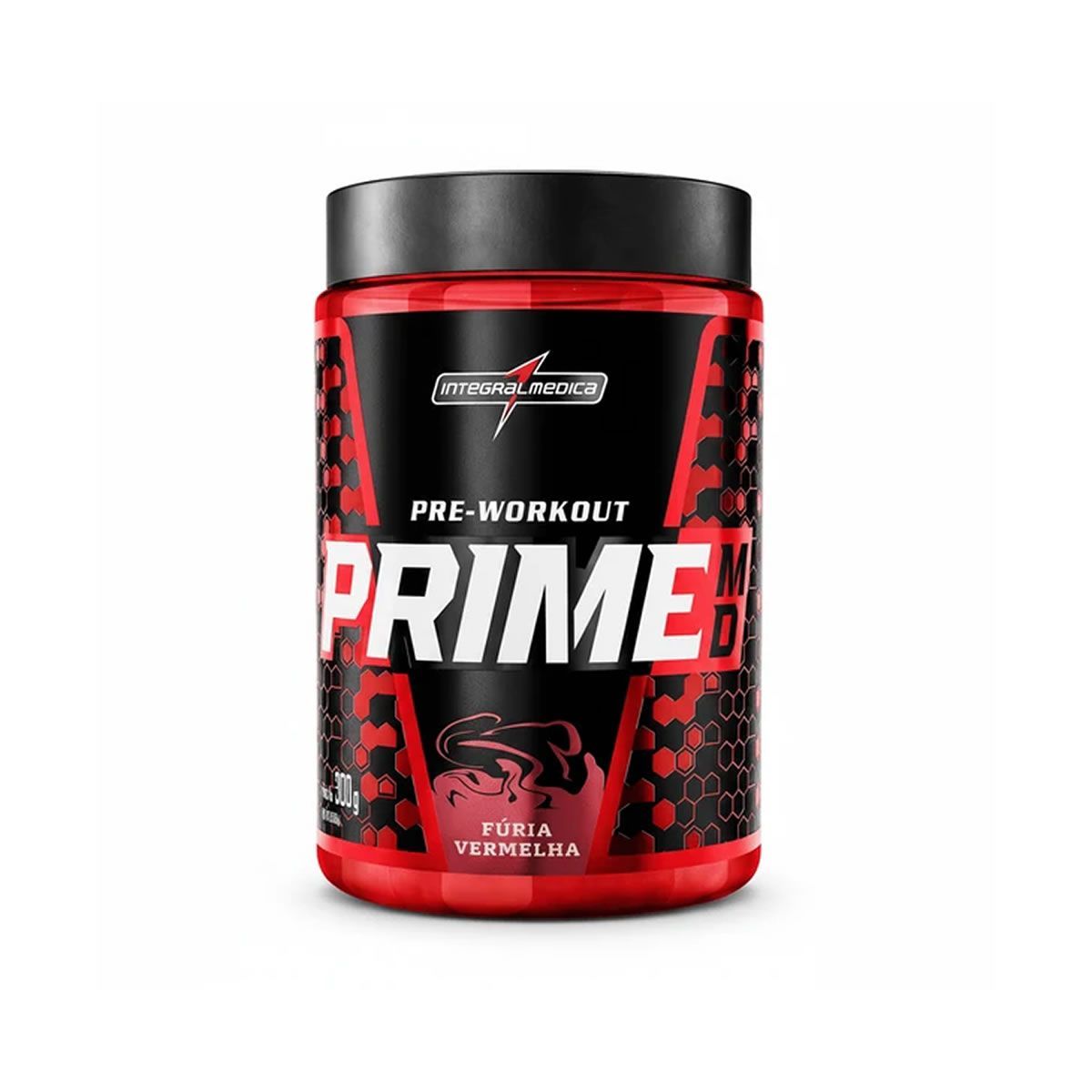 Pr�-Workout Prime - 300g F�ria Vermelha - Integral M�dica