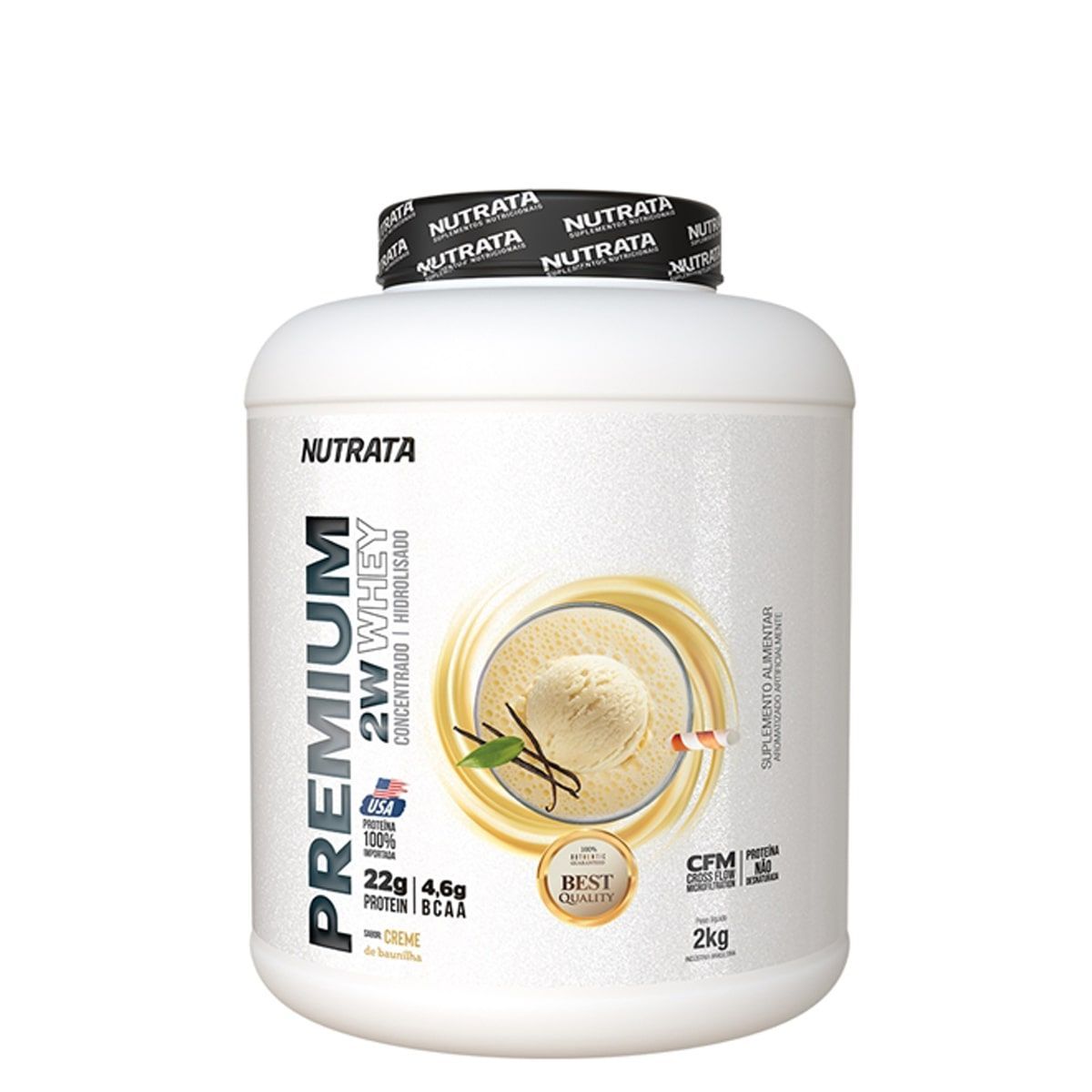 Premium 2w Whey - 2000g Baunilha - Nutrata*** Data Venc. 28/02/2024