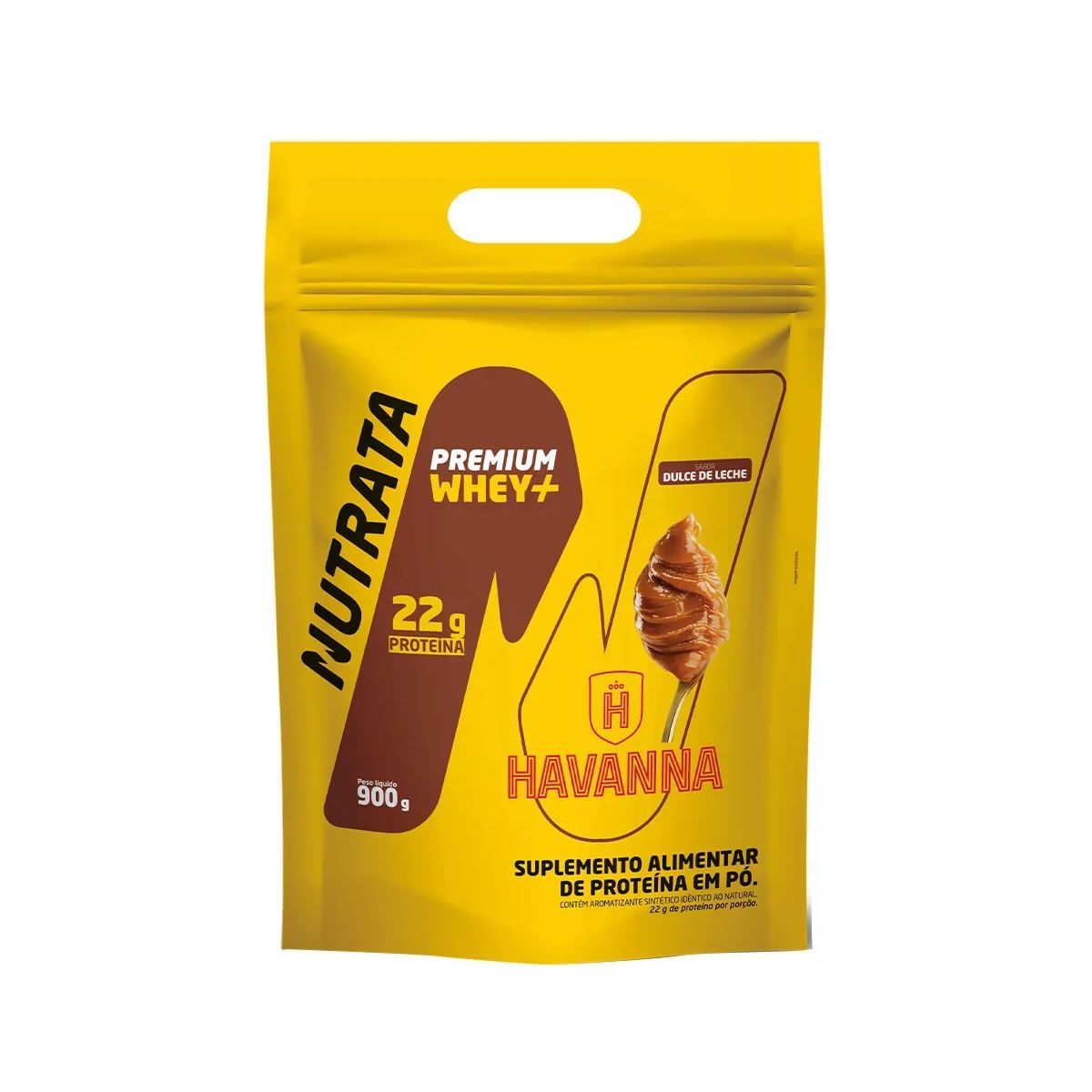 Premium Whey + - Refil 900g Dulce de Leche Havanna - Nutrata