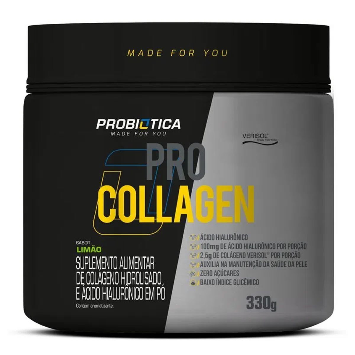 Pro Collagen Verisol - 330g Lim�o - Probi�tica*** Data Venc. 23/07/2024
