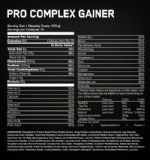 Pro Complex Gainer - Baunilha 2310g - Optimum Nutrition