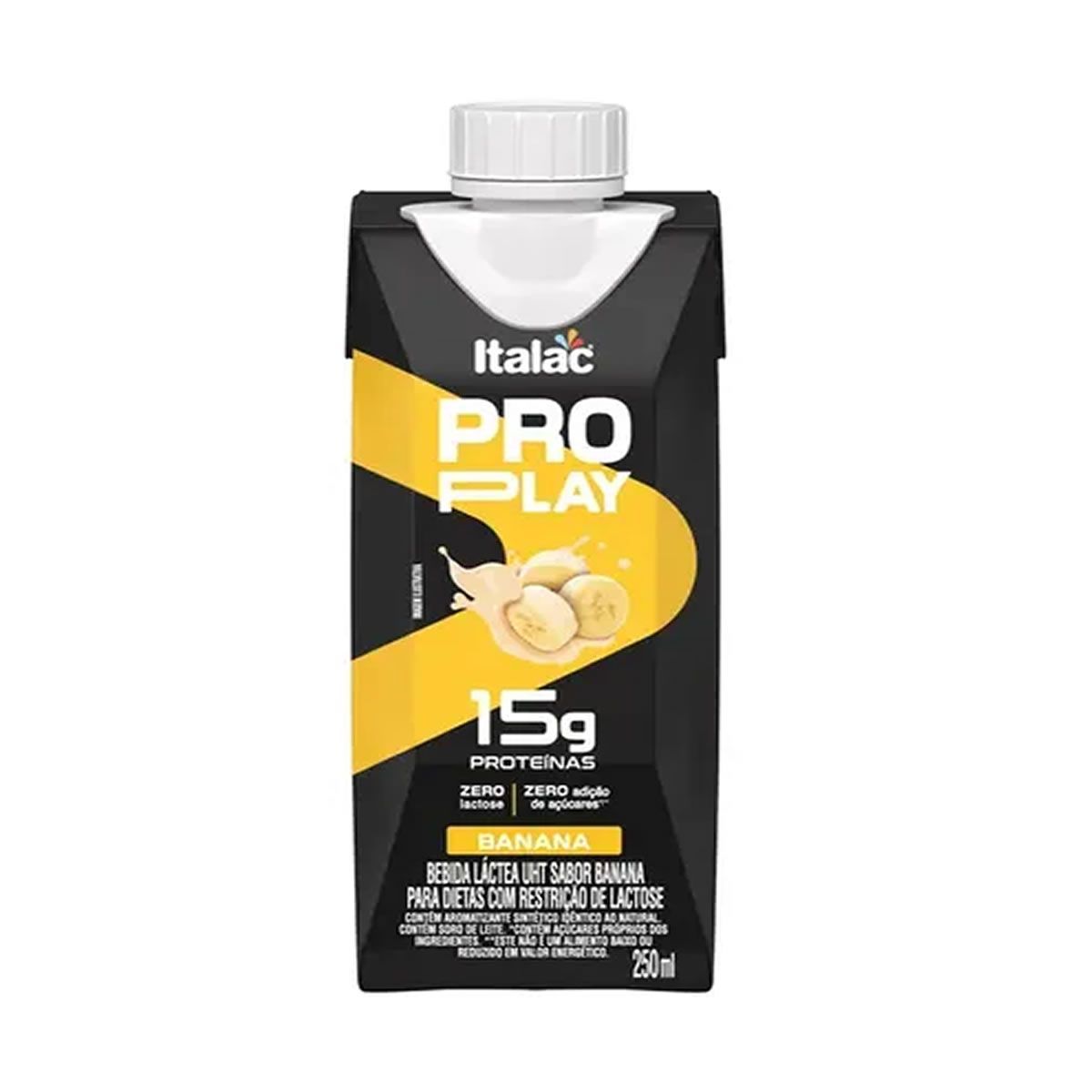 Pro Play Zero Lactose - 250ml Banana - Italac