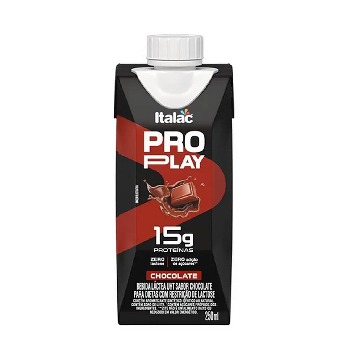 Pro Play Zero Lactose - 250ml Chocolate - Italac
