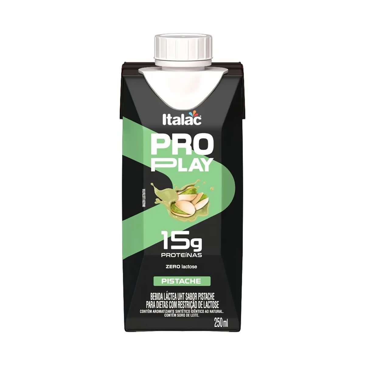 Pro Play Zero Lactose - 250ml Pistache - Italac