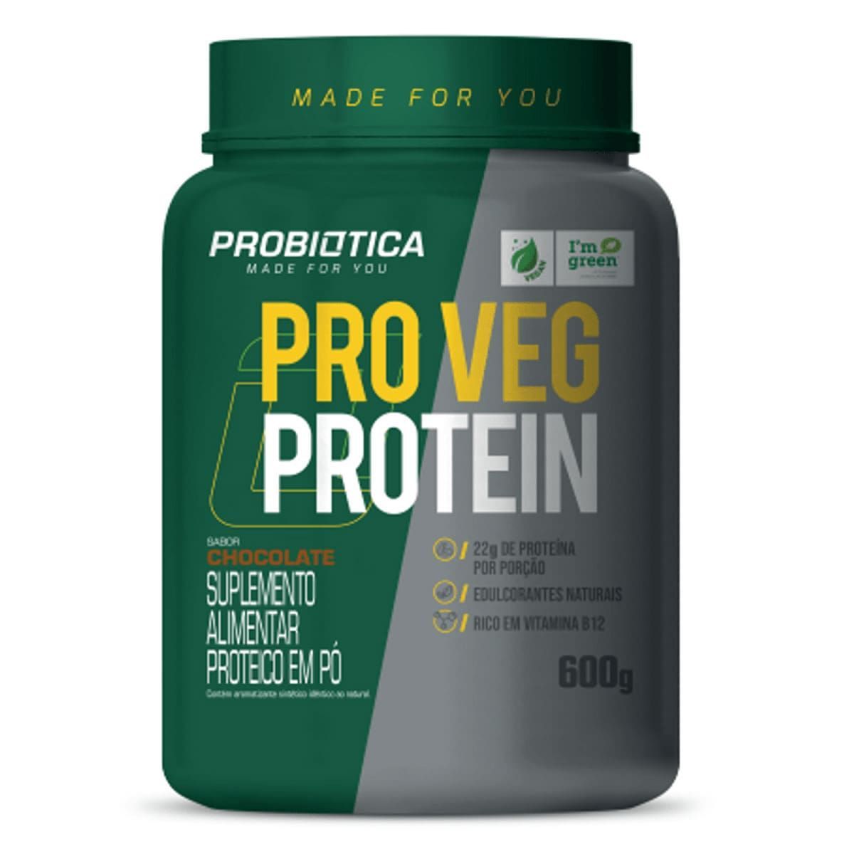 Pro Veg Protein - 600g Chocolate - Probi�tica
