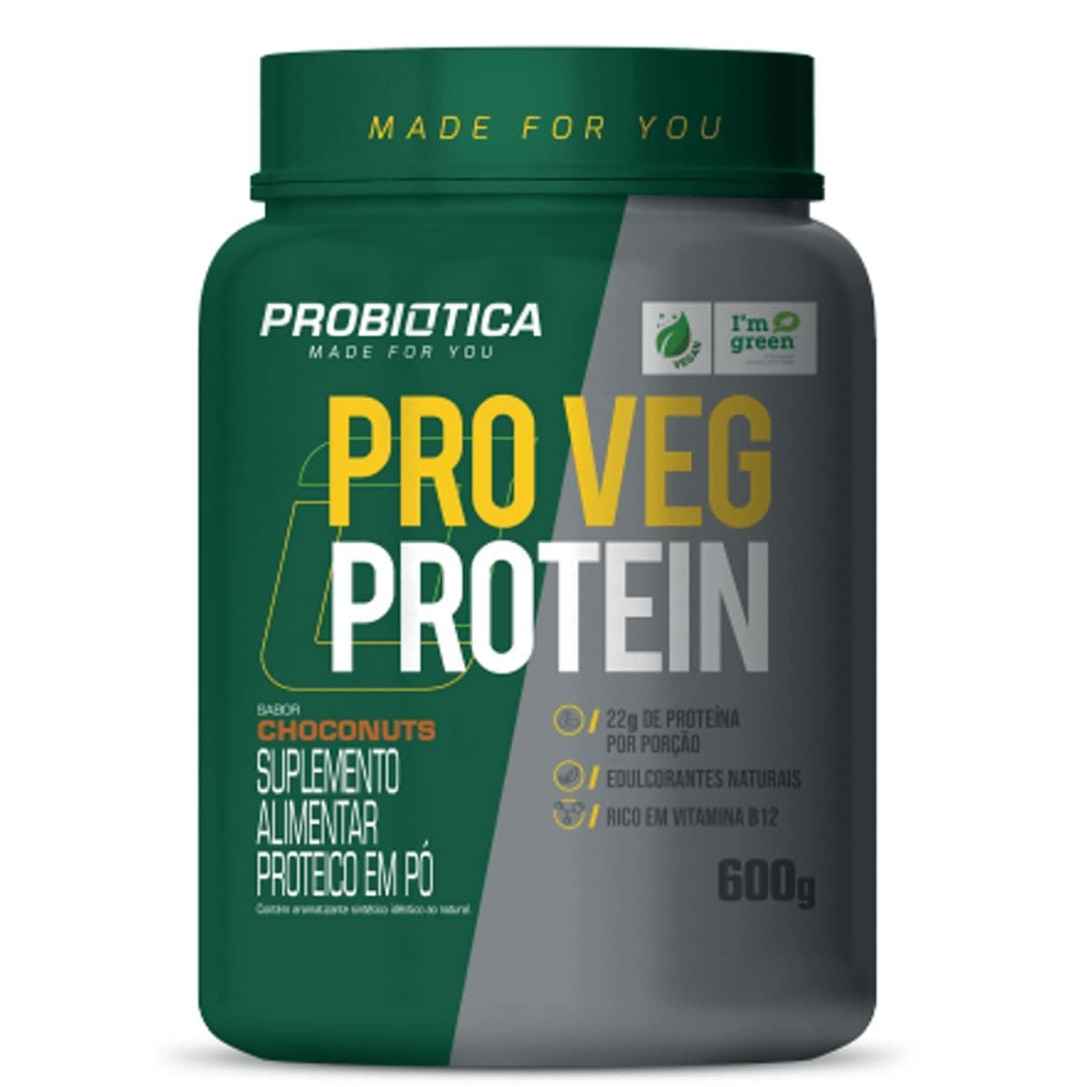 Pro Veg Protein - 600g Choconuts - Probi�tica*** Data Venc. 23/01/2025