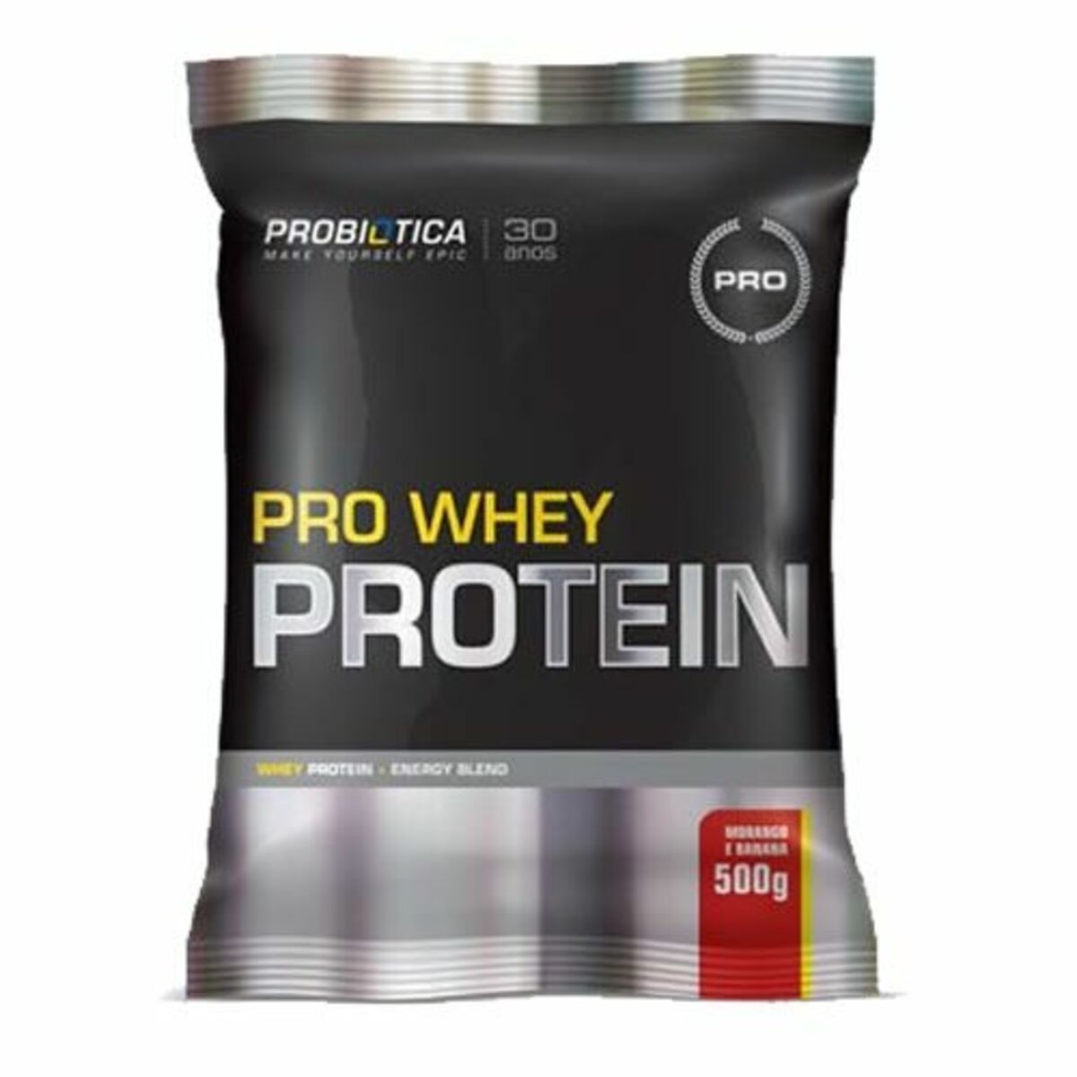 Pro Whey Protein Super Formula - 500g Morango/Banana - Probi�tica