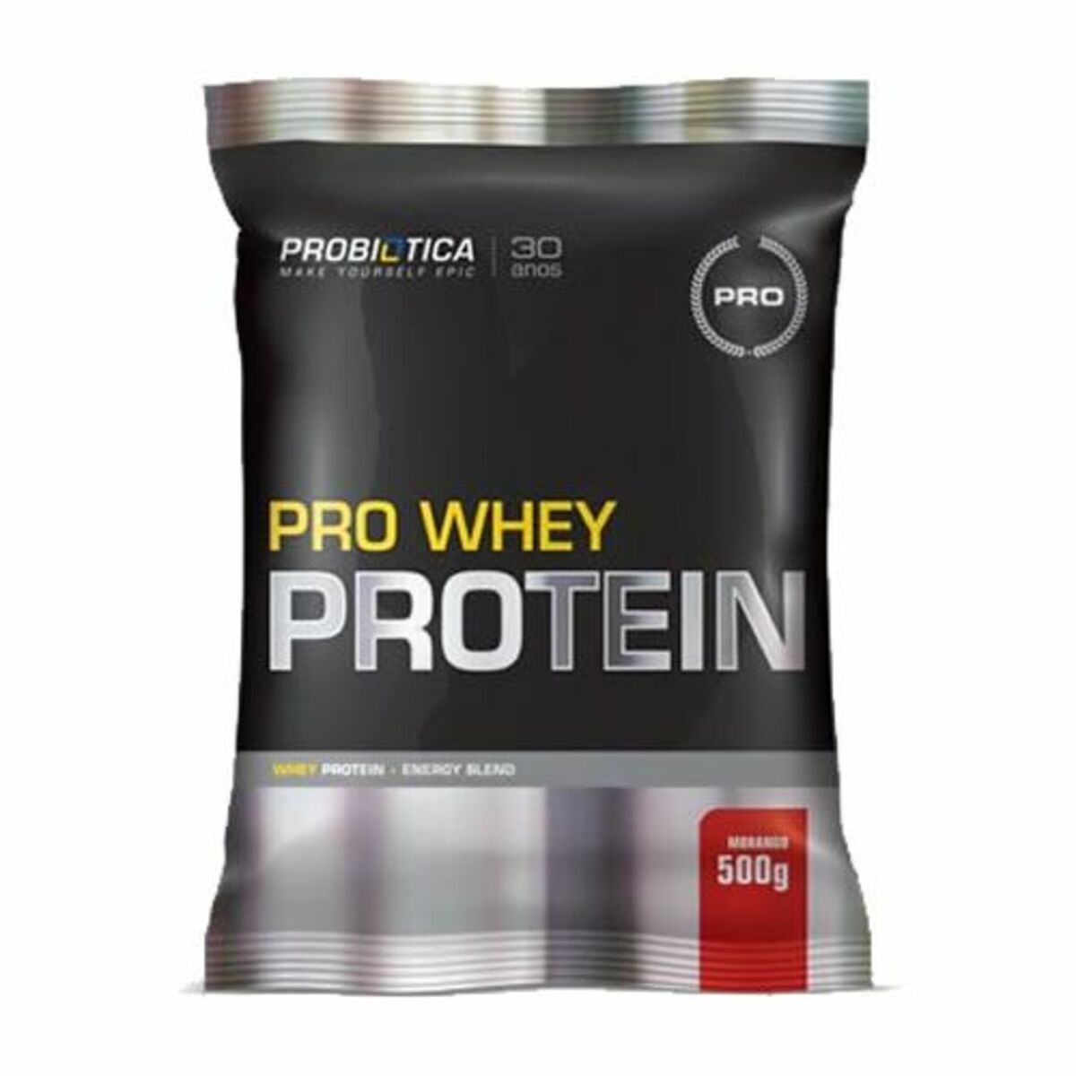 Pro Whey Protein Super Formula - 500g Morango - Probi�tica*** ESTOURADO *** Data Venc. 05/10/22