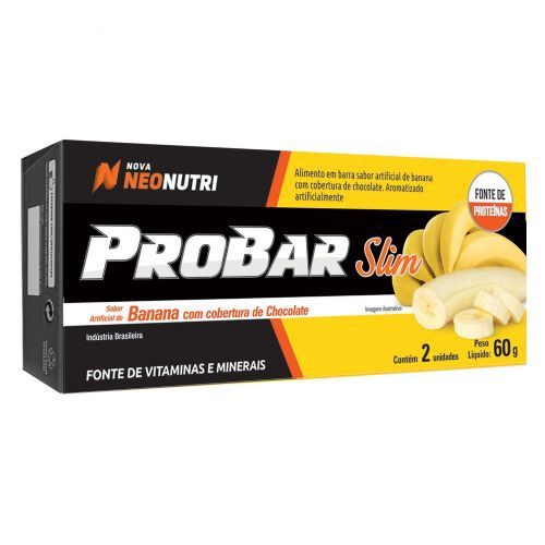 ProBar Slim - 2 Unidades 30g Banana - NeoNutri