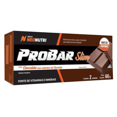 ProBar Slim - 2 Unidades 30g Chocolate - NeoNutri