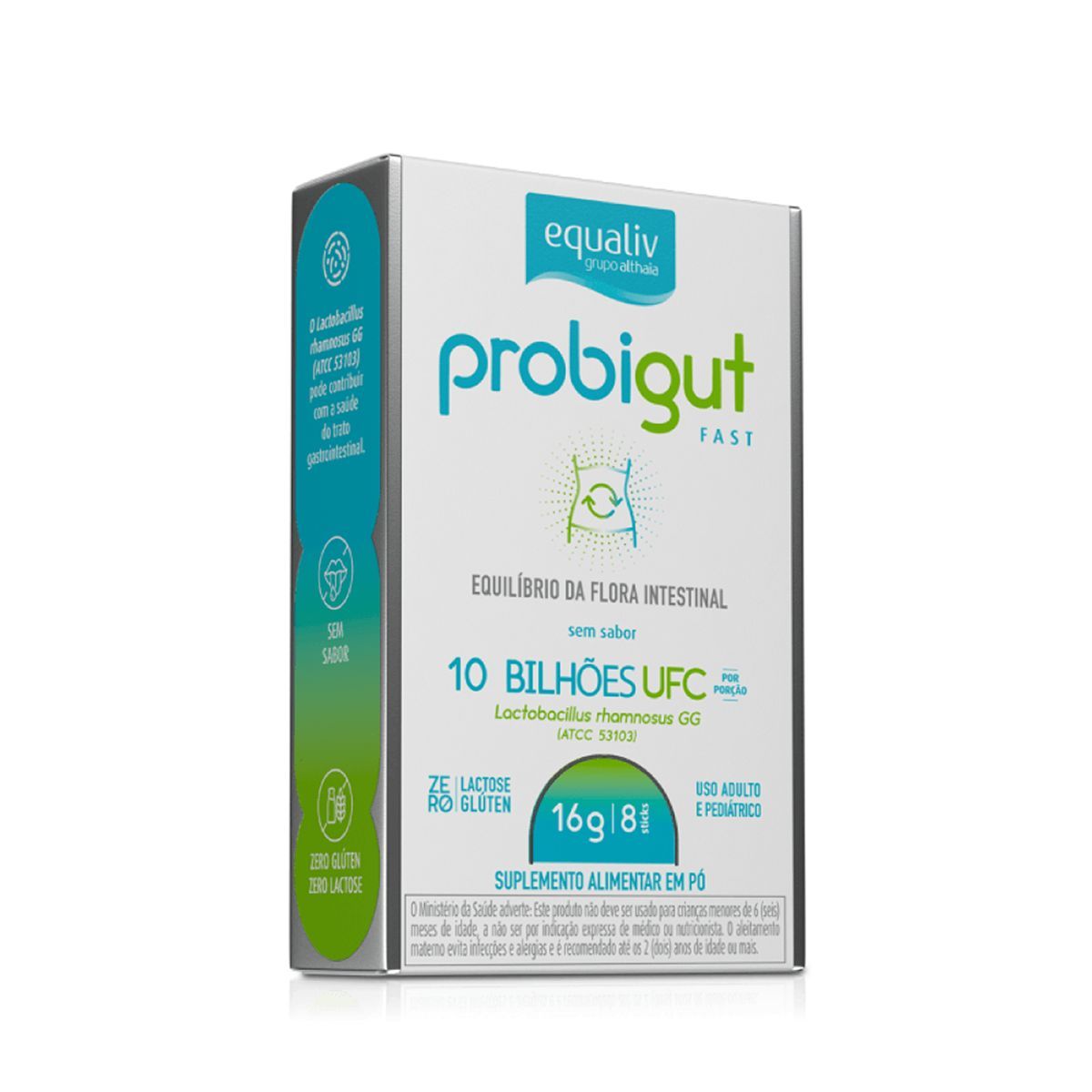Probigut Fast - 8 SAch�s 2g Sem Sabor - Equaliv
