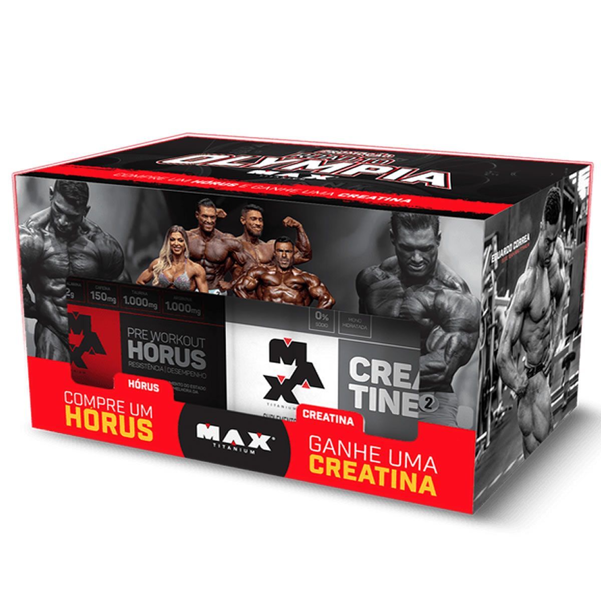 Promopack Road to Olympia - H�rus Blue Ice 300g + Creatina 100g - Max Titanium