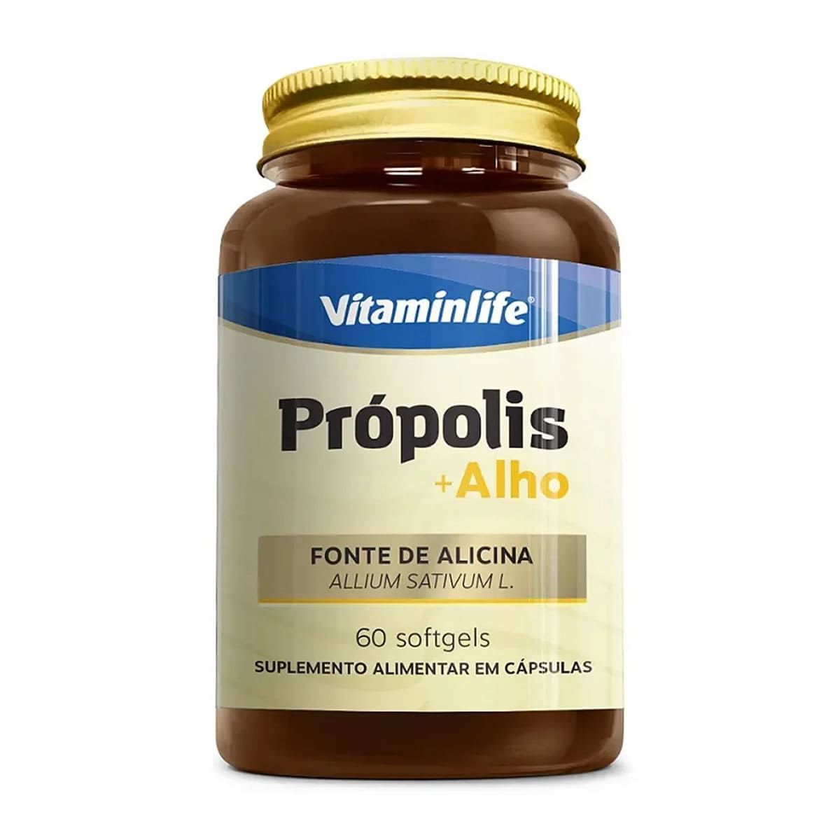 Pr�polis + Alho - 60 Softgels - VitaminLife*** Data Venc. 24/03/2025
