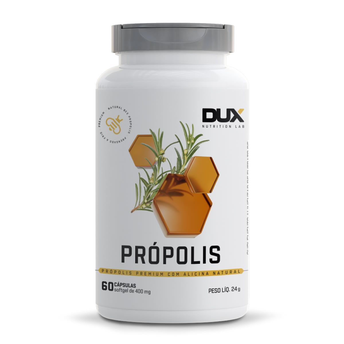 Pr�polis Com Alho - 60 c�psulas - Dux Nutrition*** Data Venc. 1/7/23