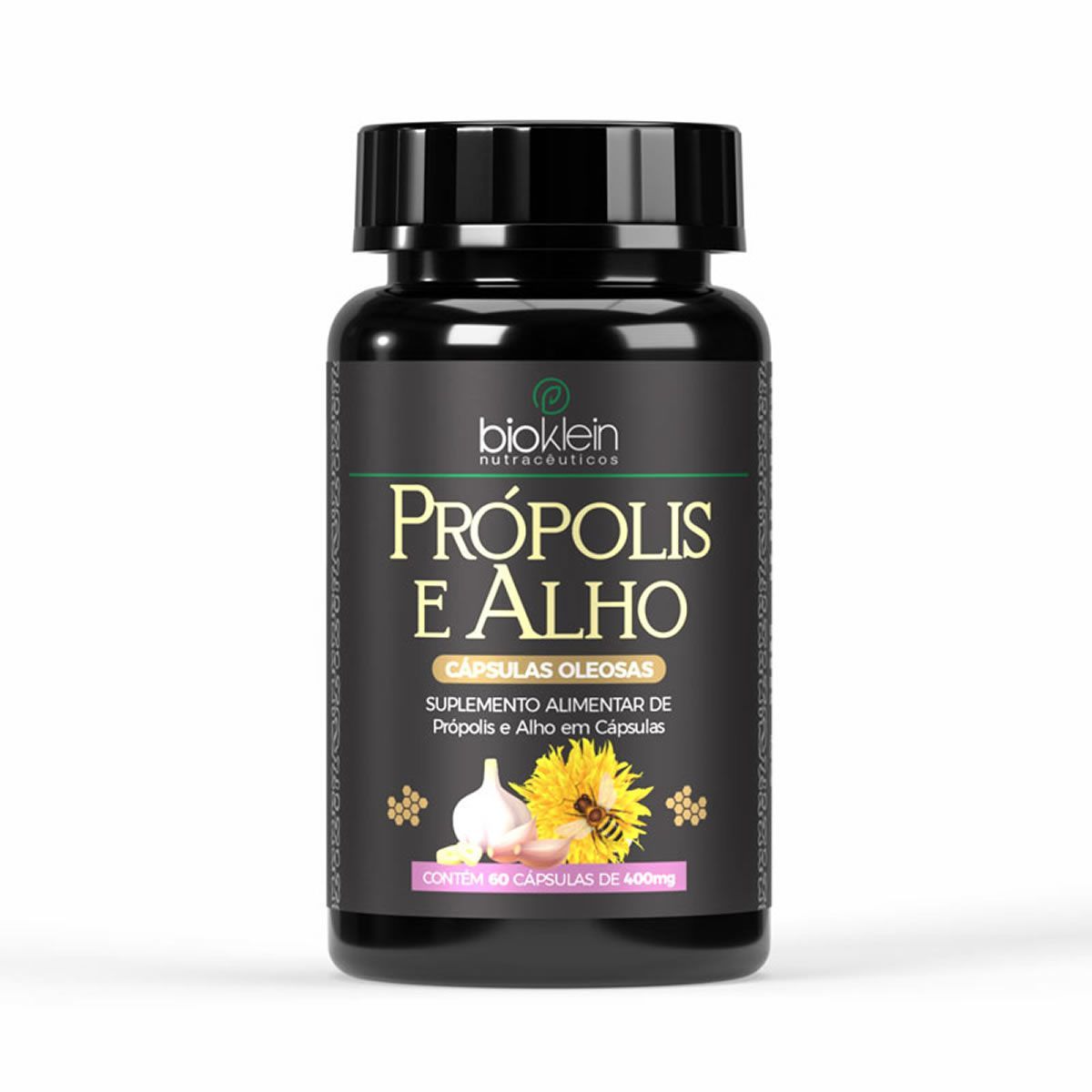 Pr�polis e Alho - 60 C�psulas - Bioklein