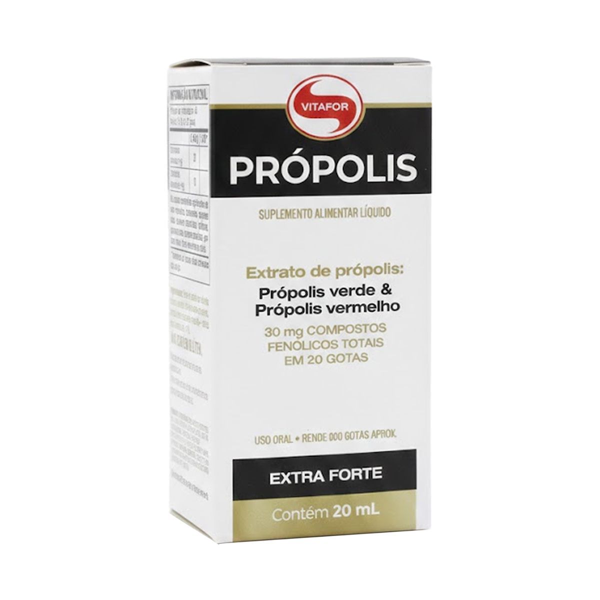 Propolis Liquido Extra Forte - 20ml Natural - Vitafor
