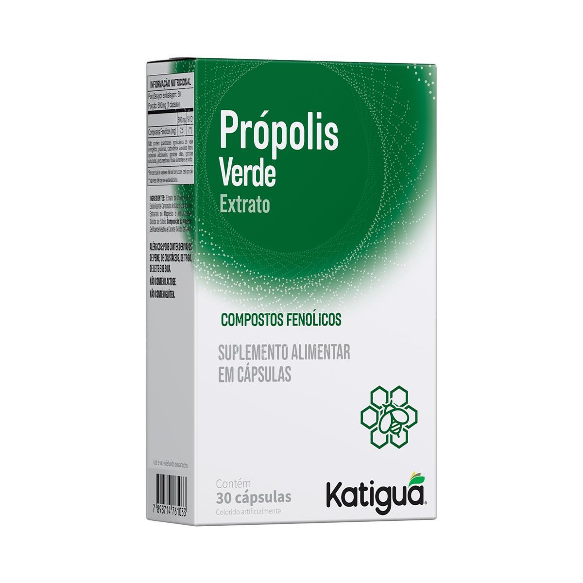 Prop�lis Verde - 30 C�psulas - Katigu�