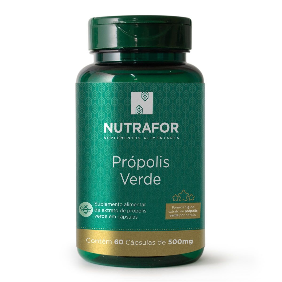 Pr�polis Verde - 60 C�spulas - Nutrafor*** Data Venc. 30/09/2023