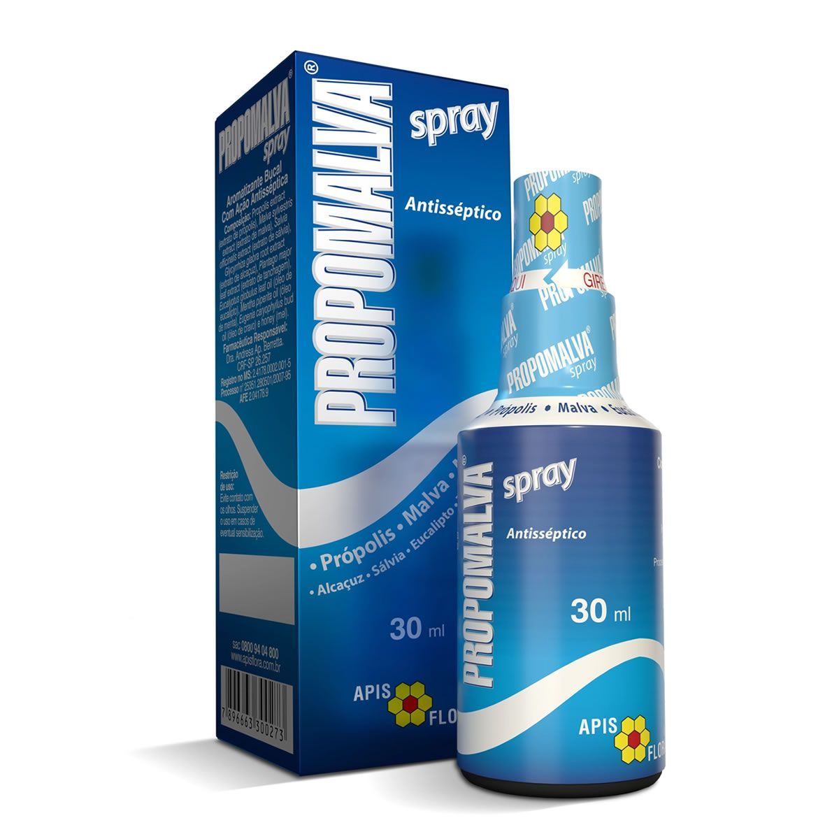 Propomalva Spray Antiss�ptico Bucal - 30ml Menta - Apis Flora