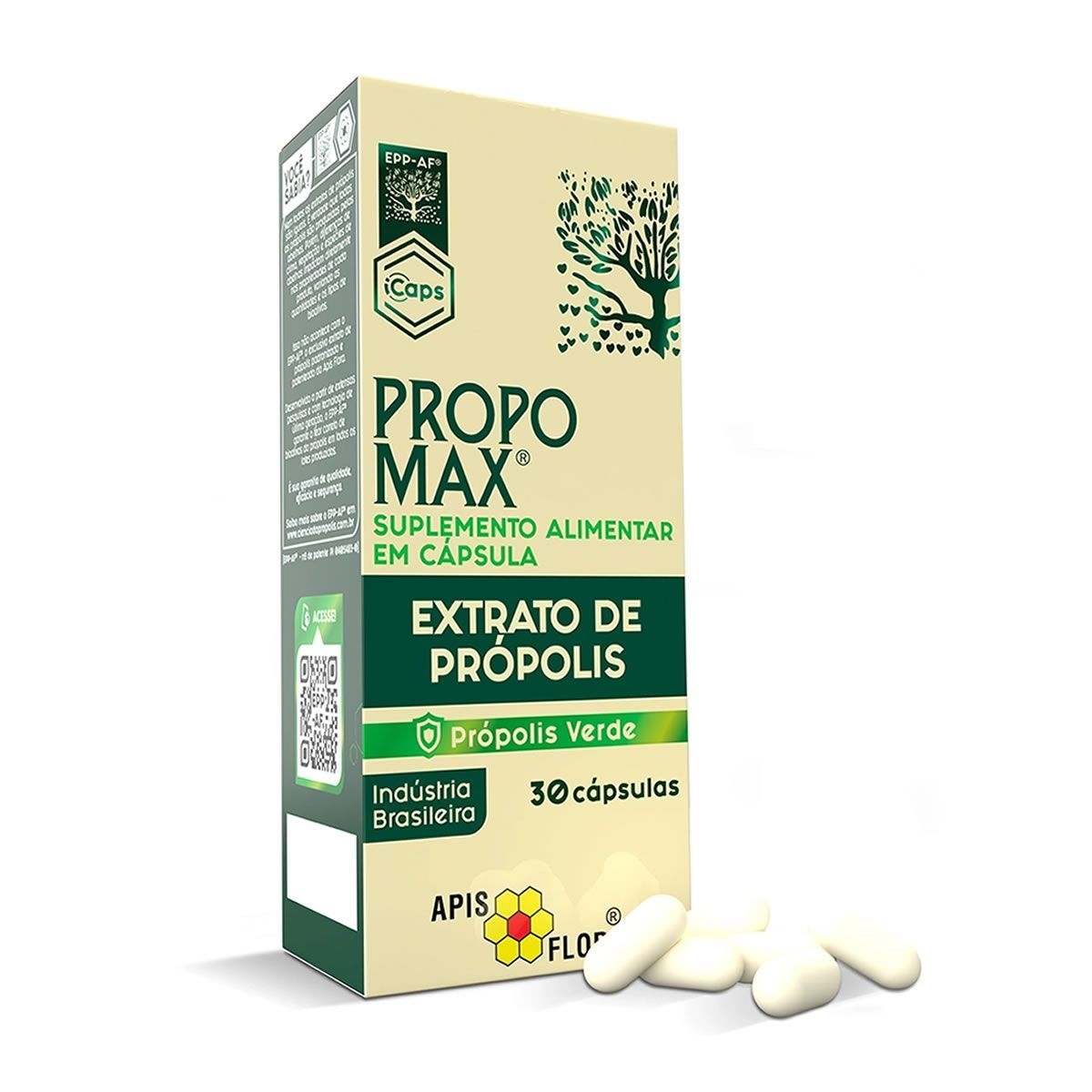 Propomax Extrato de Pr�polis - 30 C�psulas - Apis Flora