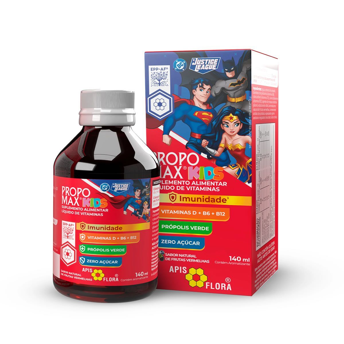 Propomax Kids - 140ml Frutas Vermelhas - Apis Flora