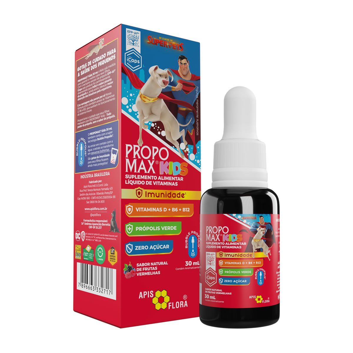 Propomax Kids - 30ml Frutas Vermelhas - Apis Flora