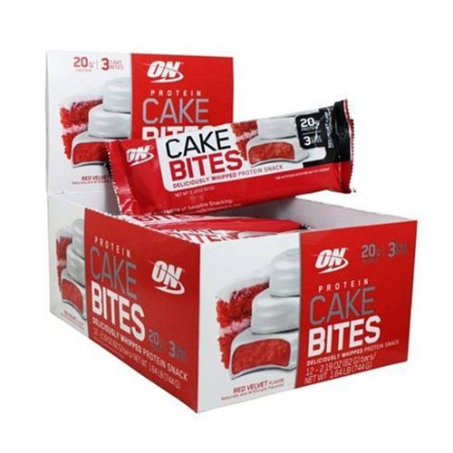 Protein Cake Bites - Cx 12 Unidades de 62g Red Velvet - ON