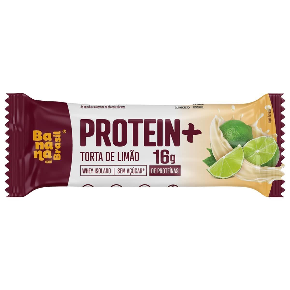 Protein+ - 1 Unidade 50g Torta de Lim�o - Banana Brasil*** Data Venc. 11/12/2024