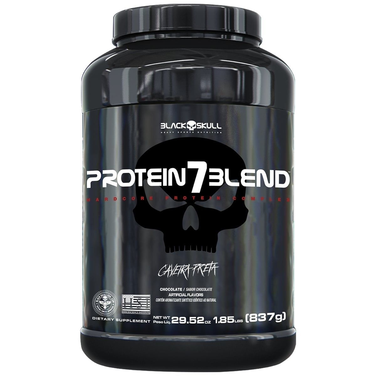 Protein 7 Blend - 837g Chocolate - Black Skull