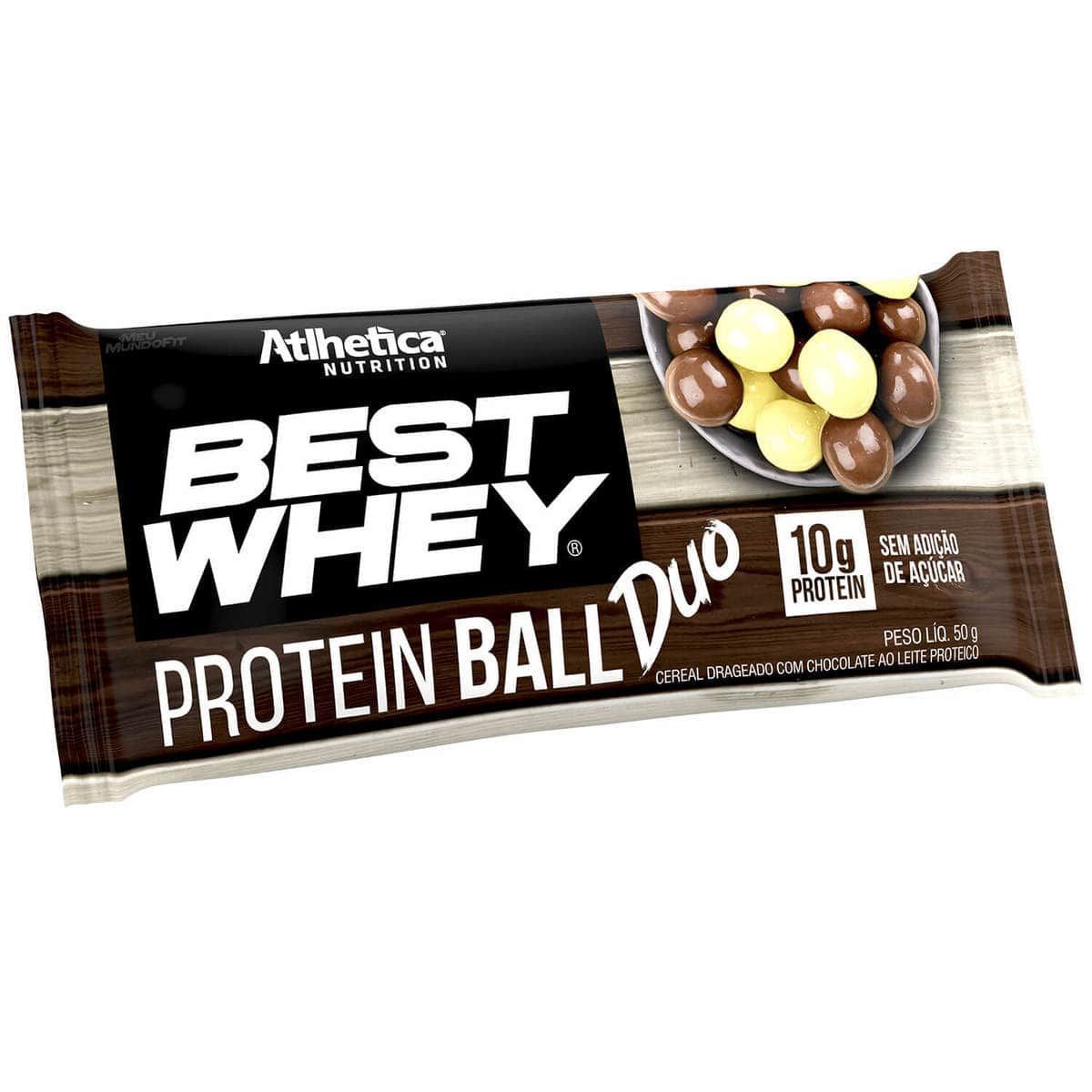 Protein Ball Best Whey - 1 Unidade Duo - Atlhetica*** Data Venc. 23/02/2025