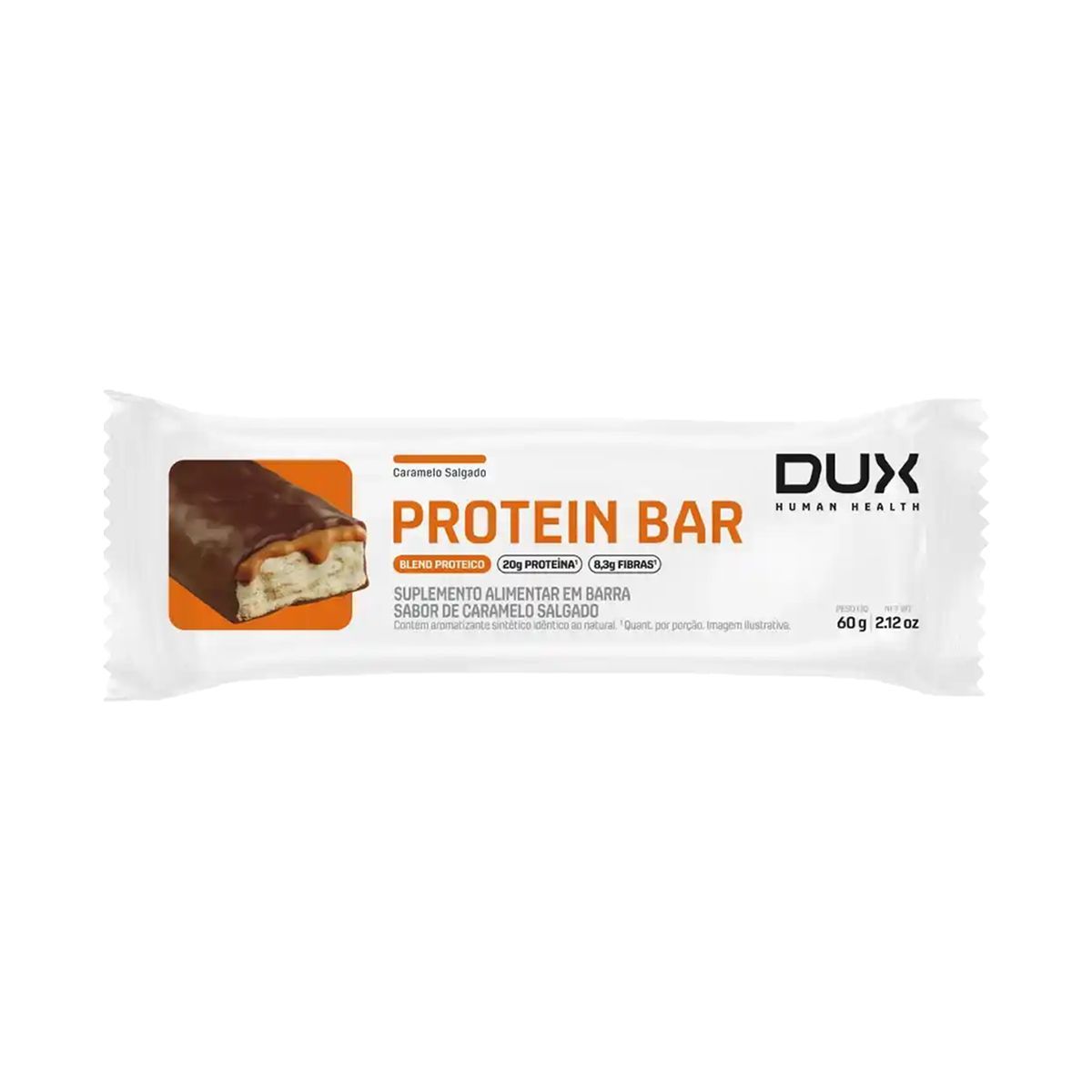 Protein Bar - 1 Unidade 60g Caramelo Salgado - Dux Human Healt