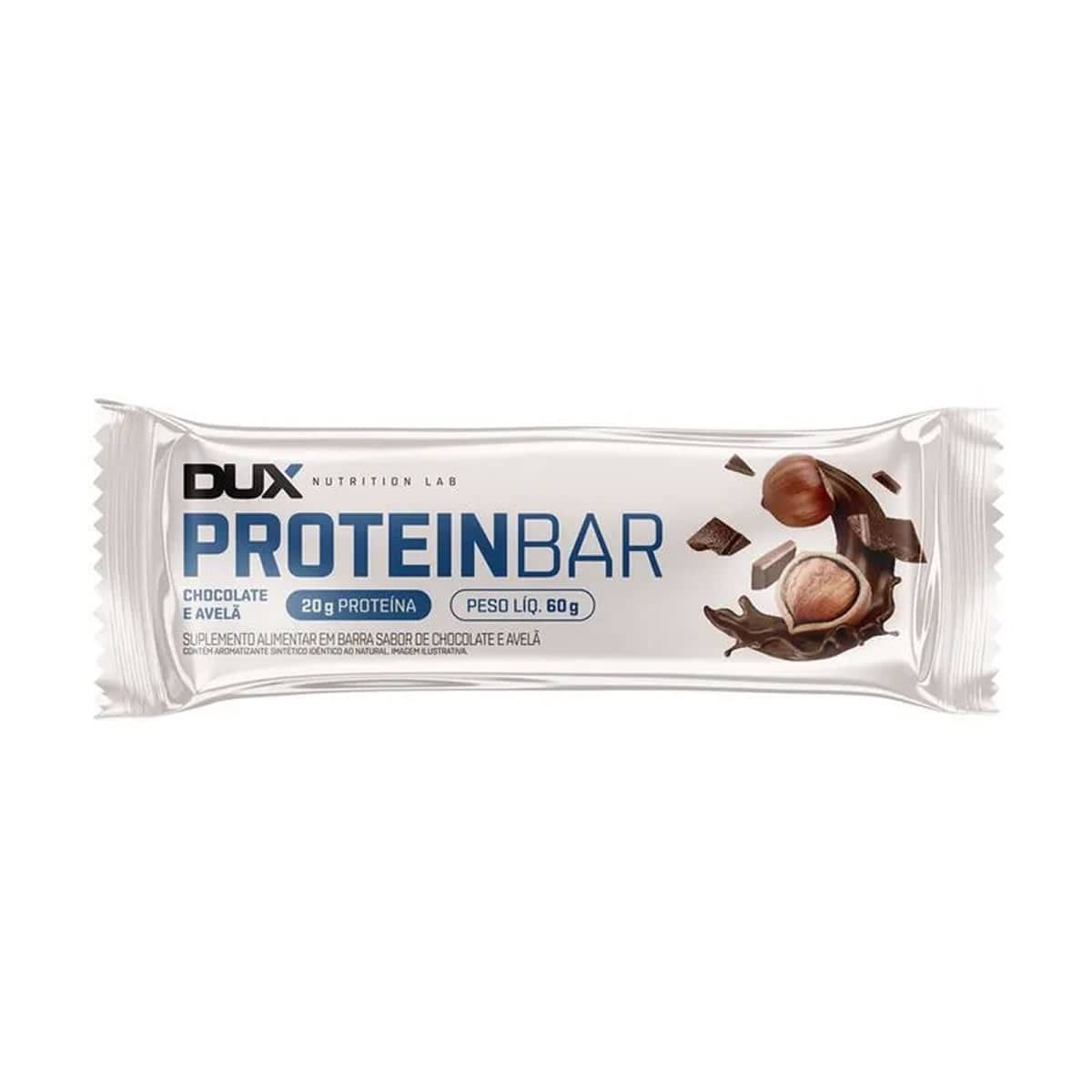 Protein Bar - 1 Unidade 60g Chocolate e Avel� - Dux Nutrition*** Data Venc. 30/03/2024
