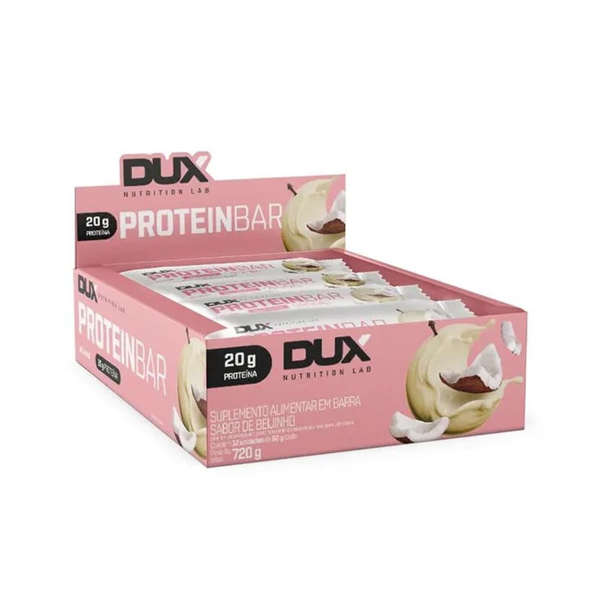 Protein Bar - 12 Unidades 60g Beijinho - Dux Nutrition*** Data Venc. 04/11/2025