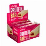 Protein Bar - 12 Unidades de 55g Chocolate Branco Com Morango - Bodyaction