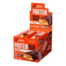 Protein Bar Flash - 10 Unidades 35g Chocolate, Caramelo e Amendoim - Body Action