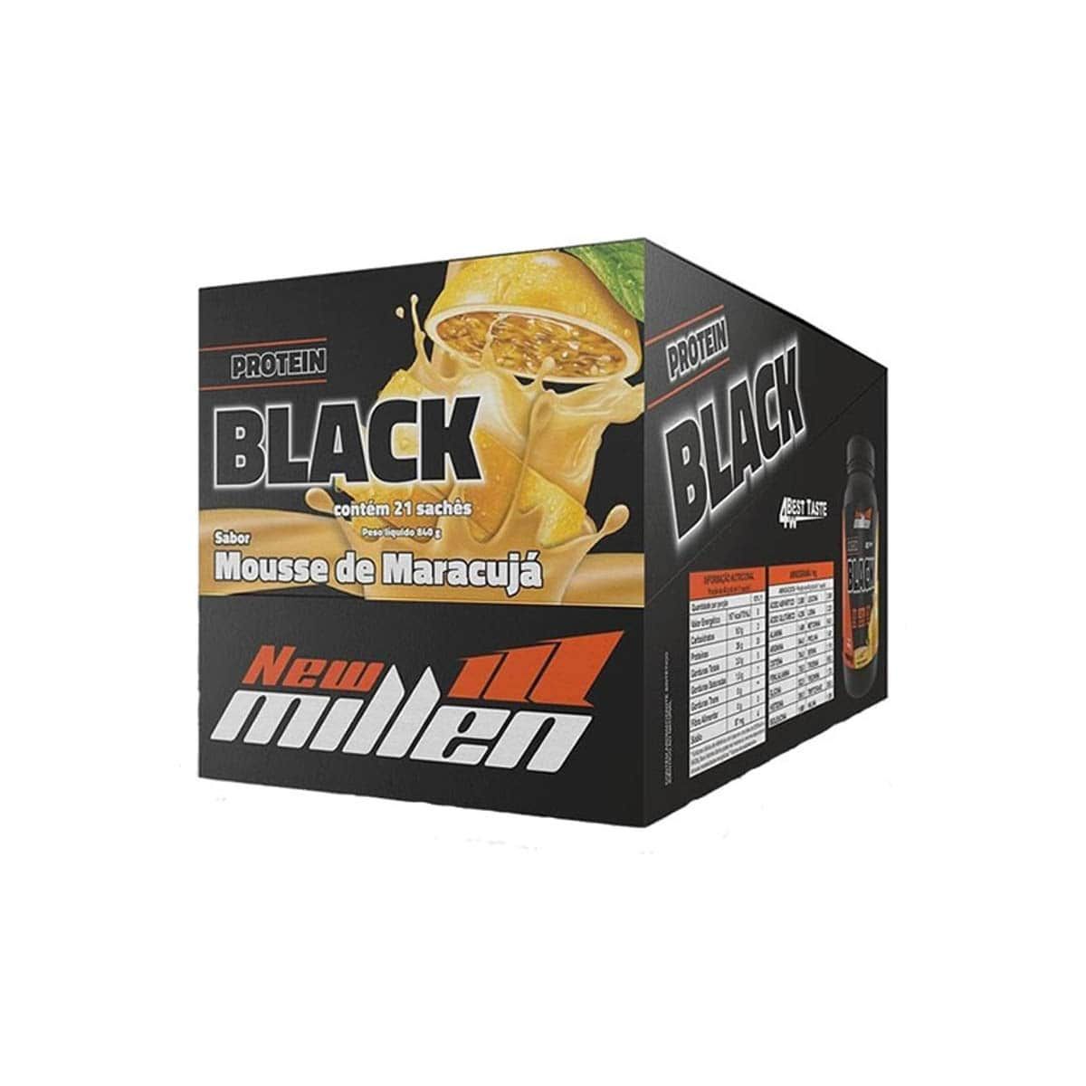 Protein Black 4w - 21 sach�s Mouse de Maracuj� - New Millen