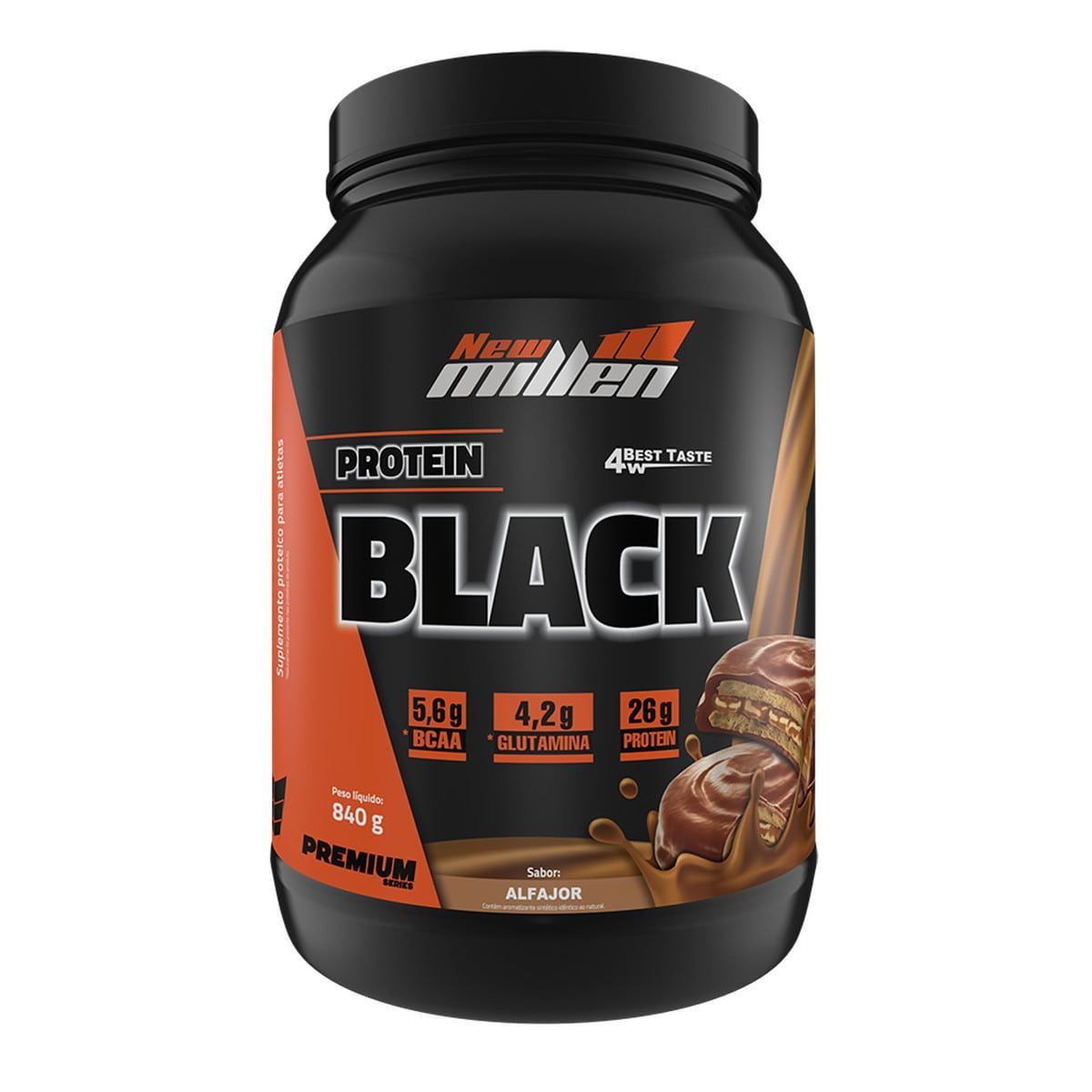 Protein Black - 840g Alfajor - New Millen