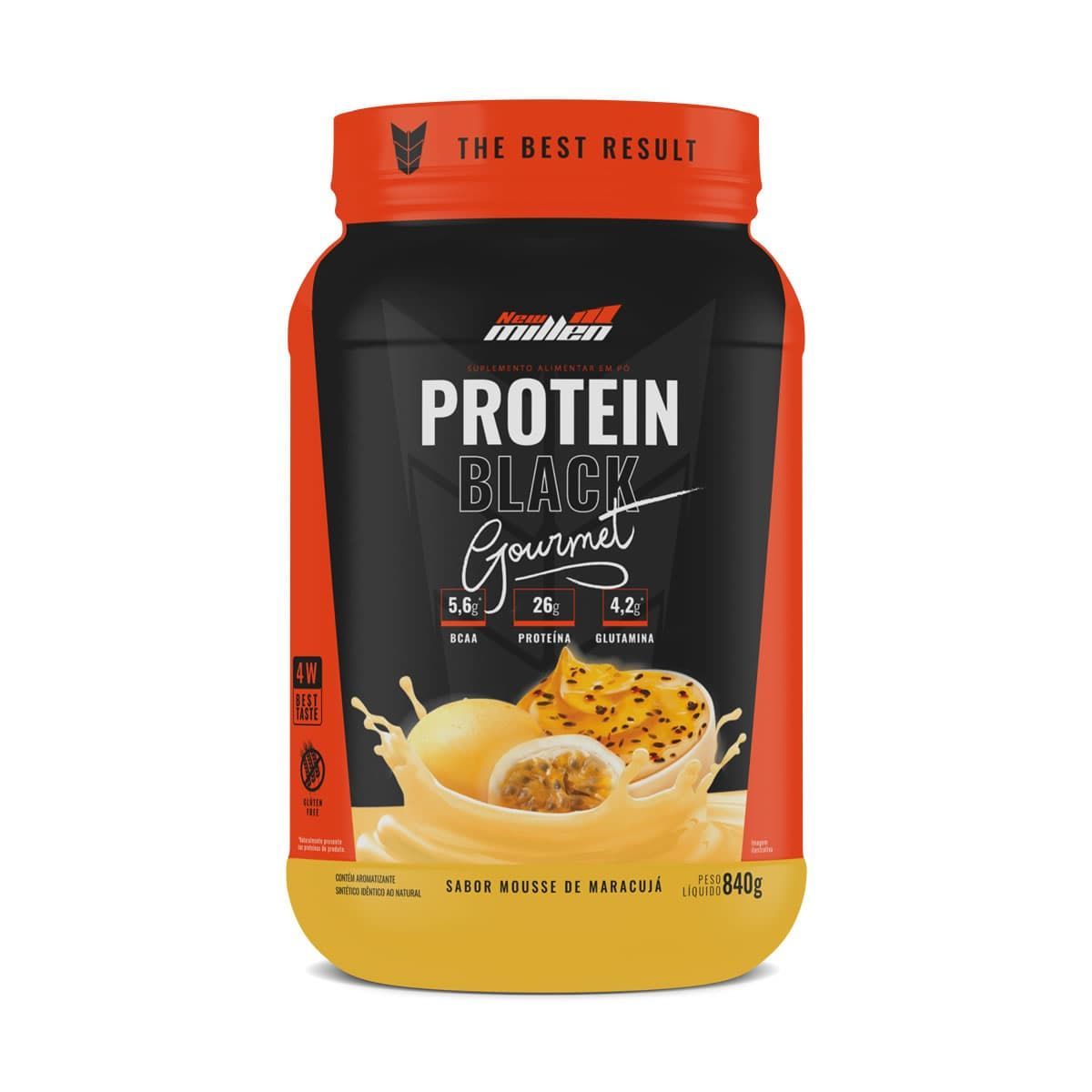 Protein Black - 840g Mousse de Maracuj� - New Millen