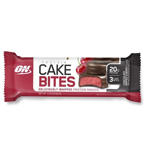 Protein Cake Bites - 1 Unidade de 63g Chocolate Dipped Cherry - ON