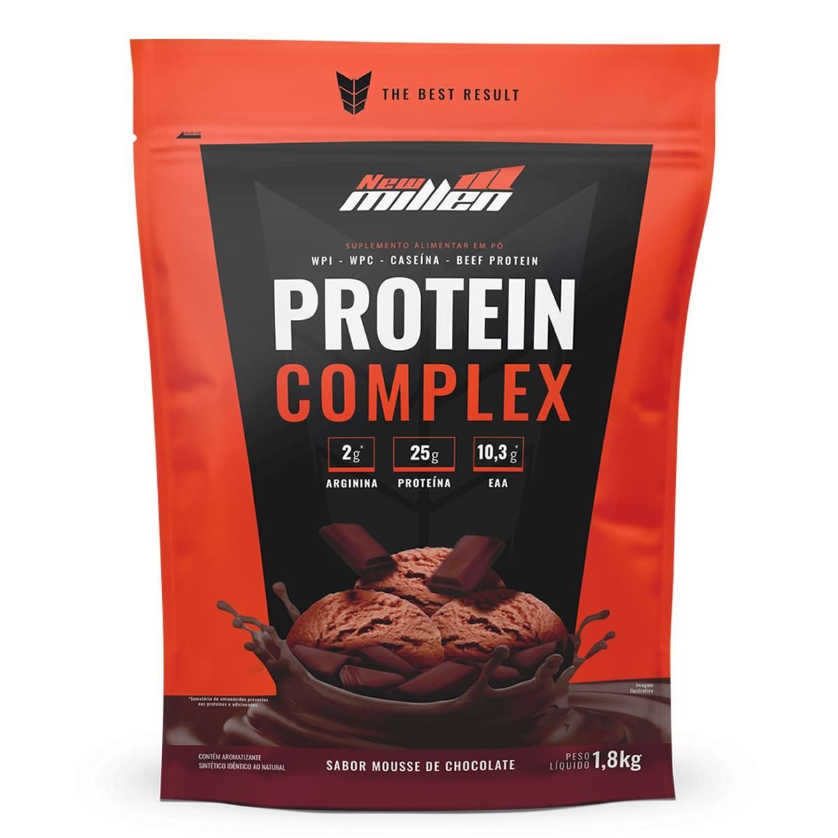 Protein Complex - 1800g Refil Mousse de Chocolate - New Millen