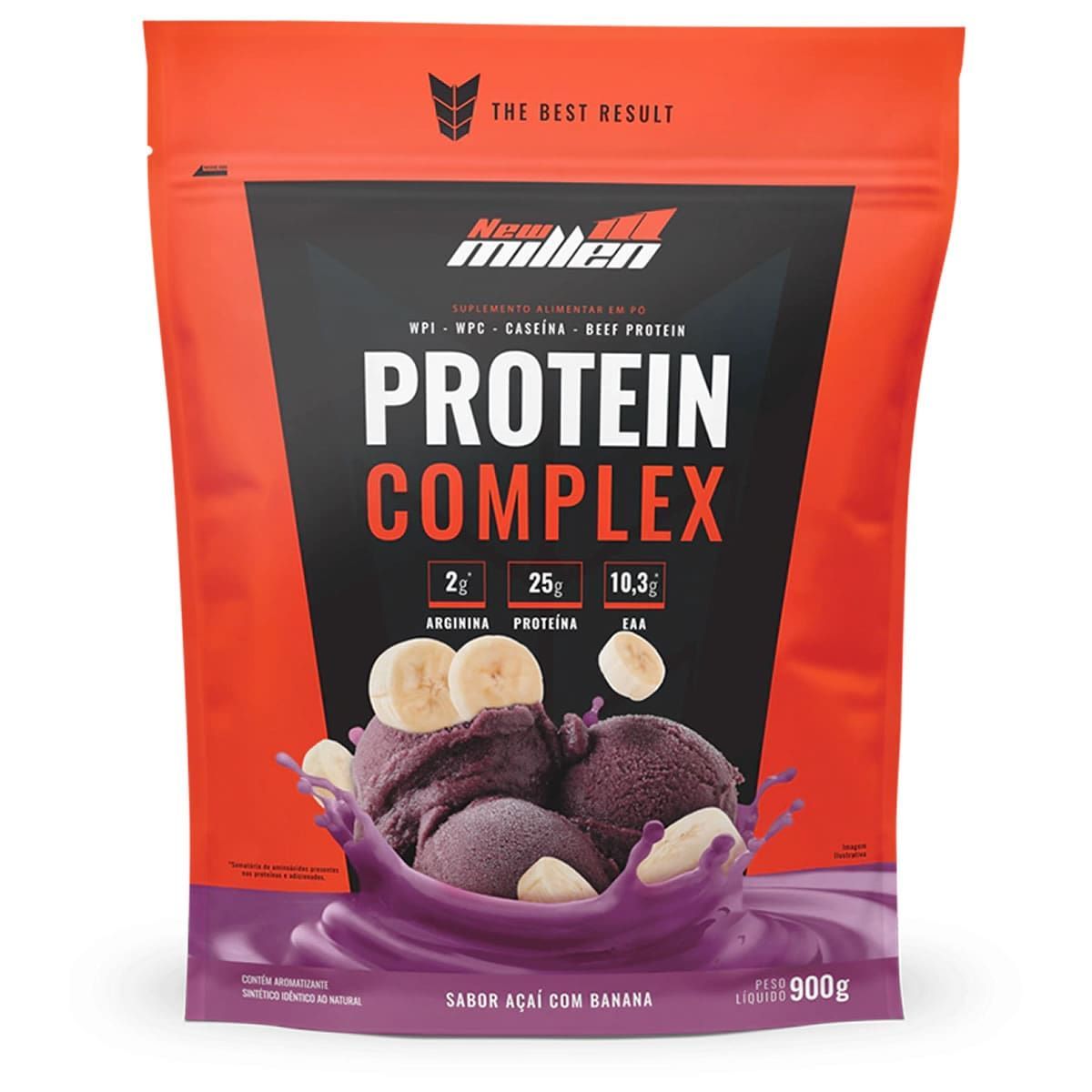 Protein Complex - 900g Refil A�a� com Banana - New Millen