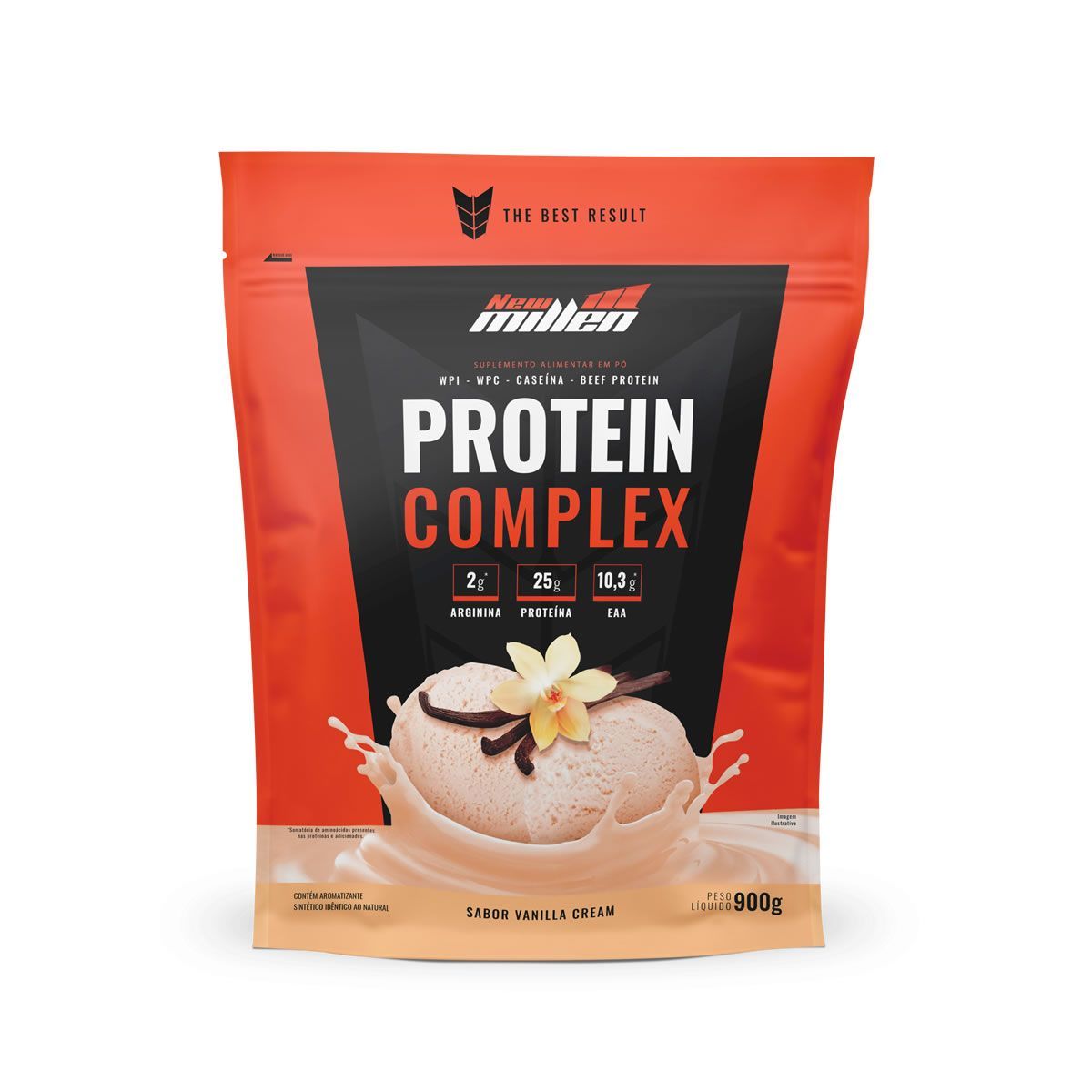 Protein Complex - 900g Refil Vanilla Cream - New Millen*** Data Venc. 01/12/2025