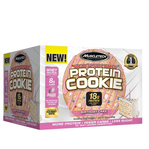 Protein Cookie - 6 Unidades 552g Birthday Cake - Muscletech